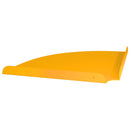 vidaXL Lebegő polc polcokkal 2 pcs Mustár sárga 30 x 30 x 2 cm