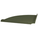 vidaXL Lebegő polc polcokkal tárolóval 4 pcs Oliva zöld 30 x 30 x 2 cm