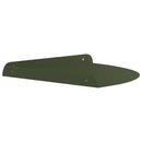 vidaXL Lebegő polc polcokkal tárolóval 4 pcs Oliva zöld 30 x 30 x 2 cm
