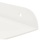 vidaXL Lebegő polc polcokkal tárolóval 2 pcs Fehér 30 x 30 x 2 cm