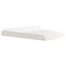 vidaXL Lebegő polc polcokkal tárolóval 4 pcs Fehér 30 x 30 x 2 cm