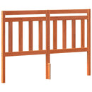 vidaXL Fejtámla fejtámlával Faggyú barna 155,5 x 100 cm