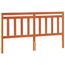 vidaXL Fejtámla fejtámlával Faggyú barna 185,5 x 100 cm