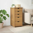 vidaXL Cabinet Méz barna 34 x 39 x 61,5 cm Tömör fenyőfa