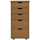 vidaXL Cabinet Méz barna 34 x 39 x 61,5 cm Tömör fenyőfa