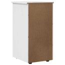 vidaXL Cabinet Fehér 34 x 39 x 61,5 cm Tömör fenyőfa