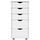 vidaXL Cabinet Fehér 34 x 39 x 61,5 cm Tömör fenyőfa