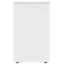 vidaXL Cabinet Fehér 34 x 39 x 61,5 cm Tömör fenyőfa