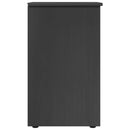 vidaXL Cabinet Szürke 34 x 39 x 61,5 cm Tömör fenyőfa