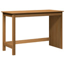 vidaXL Asztal Méz barna 112 x 50 x 75 cm Tömör fenyőfa