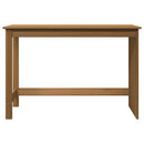 vidaXL Asztal Méz barna 112 x 50 x 75 cm Tömör fenyőfa