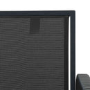 vidaXL Kerti székek párnával 6 pcs Fekete és Sötétszürke polirattan
