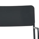 vidaXL Kerti székek 2 pcs Antracit 51 x 55 x 81 cm Acél