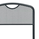 vidaXL Kerti székek 2 pcs Antracit 52,5 x 46 x 82 cm Vas