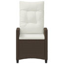 vidaXL Kerti Szék 2 pcs Barna és Krém 56 x 60 x 112 cm