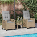 vidaXL Kerti Szék 2 pcs Beige és Világosszürke 56 x 60 x 112 cm