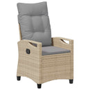 vidaXL Kerti Szék 2 pcs Beige és Világosszürke 56 x 60 x 112 cm