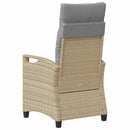 vidaXL Kerti Szék 2 pcs Beige és Világosszürke 56 x 60 x 112 cm