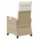 vidaXL Kerti Szék 2 pcs Beige és krém 56 x 60 x 112 cm