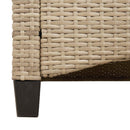 vidaXL Kerti pad Beige és krém 105 x 60 x 112 cm Acél és poliészter
