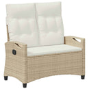 vidaXL Kerti pad Beige és krém 105 x 60 x 112 cm Acél és poliészter