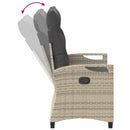 vidaXL Kerti pad párnával 105 x 60 x 112 cm acél