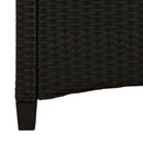 vidaXL Kerti pad párnával 105 x 60 x 112 cm acél