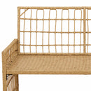 vidaXL Kerti pad Egyszínű Természetes és krémszínű 116 x 55 x 82 cm