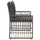 vidaXL Kerti pad Egyszínű Szürke és sötétszürke 116 x 55 x 82 cm