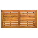 vidaXL Kültéri Asztal Szürke 80 x 40 x 40 cm Acél és poli rattan