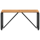 vidaXL Kültéri Asztal Fekete és Barna 80 x 40 x 40 cm polirattan