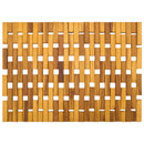 vidaXL Fürdőszobai szőnyegek 2 db Természetes 44 x 60 cm Tömör Akácfa