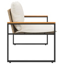 vidaXL pad párnával Beige és Krémszínű 115 x 65 x 72 cm Rattan