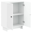 vidaXL Fürdőszoba Tároló Szekrény EDE Fehér 59,5 x 31 x 80 cm