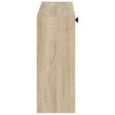 vidaXL Fali Cipőtartó EDE 71 x 17 x 43 cm Szerelt Fa Sonoma Tölgy