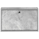 vidaXL Fali Cipőtartó EDE 71 x 17 x 43 cm Szerelt Fa Betonszürke