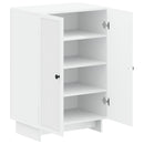 vidaXL Cipőszekrény EDE 59,5 x 39,5 x 90 cm Szerelt Fa Fehér