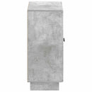 vidaXL Cipőszekrény EDE 59,5 x 39,5 x 90 cm Szerelt Fa Betonszürke