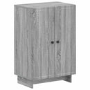 vidaXL Cipőszekrény EDE 59,5 x 39,5 x 90 cm Szerelt Fa Szürke Sonoma