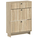 vidaXL Cipőszekrény EDE 78 x 24 x 103 cm Szerelt Fa Sonoma Tölgy