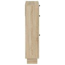 vidaXL Cipőszekrény EDE 78 x 24 x 103 cm Szerelt Fa Sonoma Tölgy