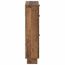 vidaXL Cipőszekrény EDE 78 x 24 x 103 cm Szerelt Fa Antik Fa