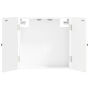 vidaXL Darts szekrény EDE Fehér 52,5 x 10,5 x 53,5 cm Szerelt Fa