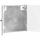 vidaXL Darts szekrény EDE Betonszürke 52,5 x 10,5 x 53,5 cm Szerelt Fa