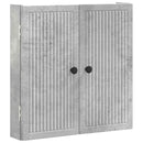 vidaXL Darts szekrény EDE Betonszürke 52,5 x 10,5 x 53,5 cm Szerelt Fa