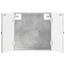 vidaXL Darts szekrény EDE Betonszürke 52,5 x 10,5 x 53,5 cm Szerelt Fa