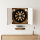 vidaXL Darts szekrény BREDA Füstös Tölgy 52,5 x 10,5 x 53,5 cm