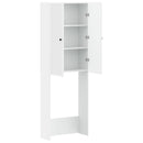 vidaXL WC Szekrény EDE Fehér 66 x 25,5 x 190 cm Szerelt Fa