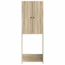 vidaXL WC Szekrény EDE Sonoma Tölgy 66 x 25,5 x 190 cm Szerelt Fa