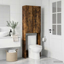 vidaXL WC Szekrény EDE Füstös Tölgy 66 x 25,5 x 190 cm Szerelt Fa
